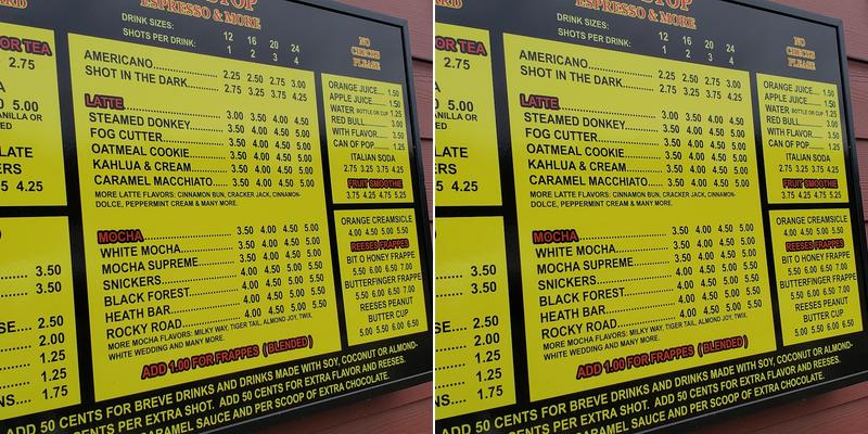 Java Stop Menu