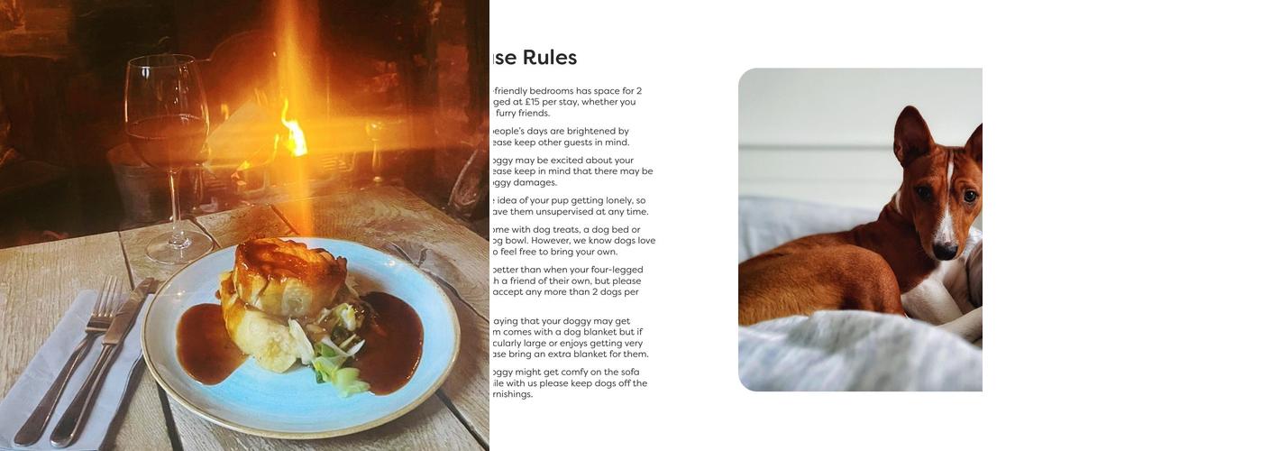 Lamb Pub, Hindon Menu