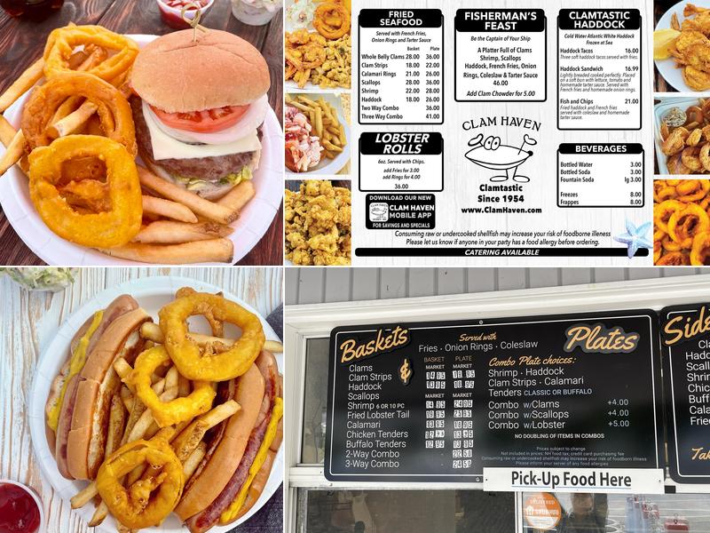 Clam Haven Menu