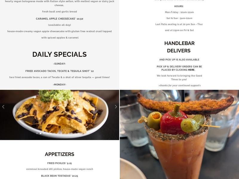 Handlebar Menu