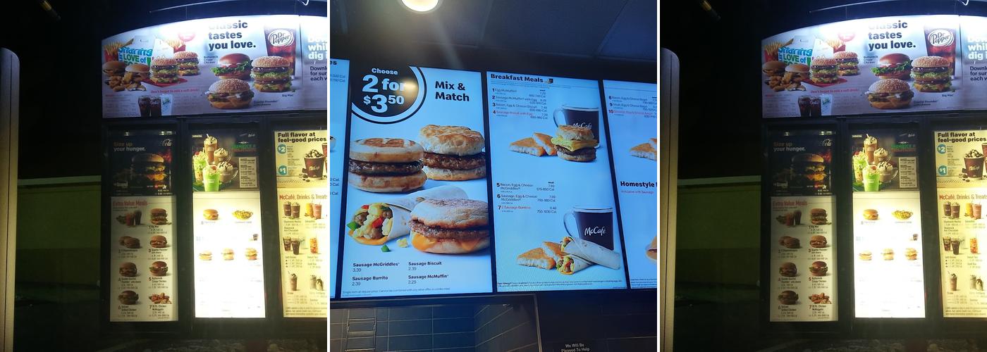 McDonald's Menu