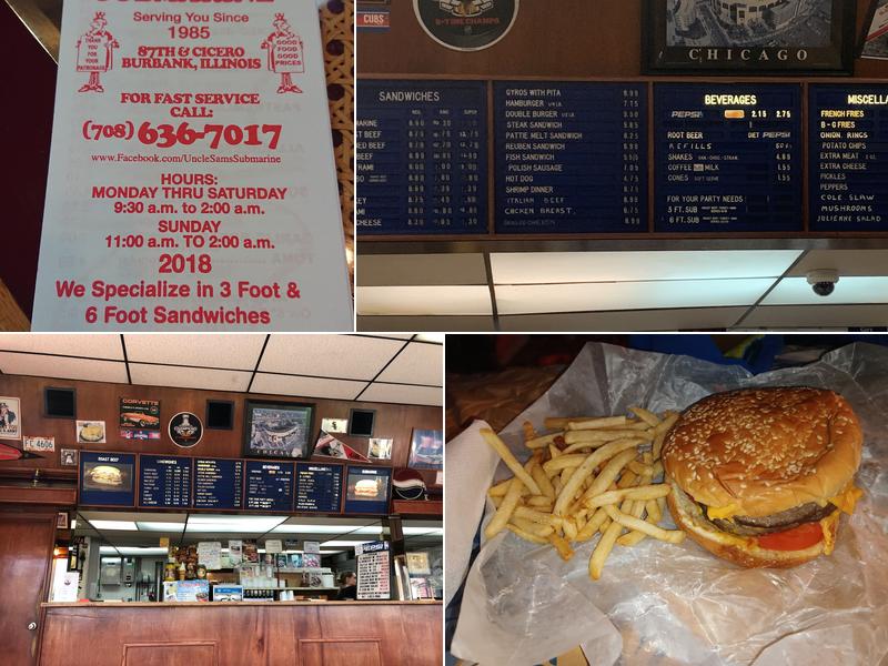 Uncle Sam's Menu