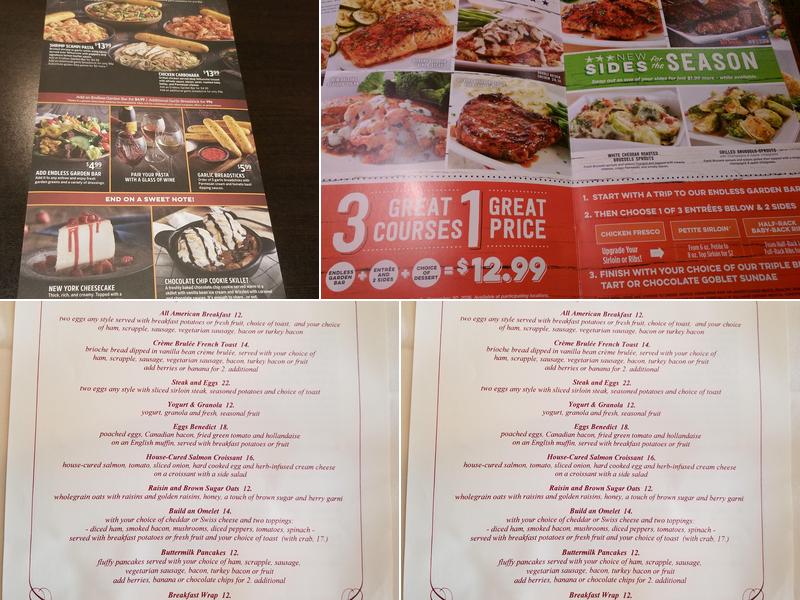 Ruby Tuesday Menu