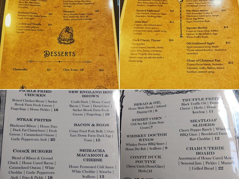 CodeX B.A.R. Menu