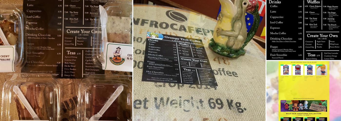 Grumpy Troll Coffee Menu