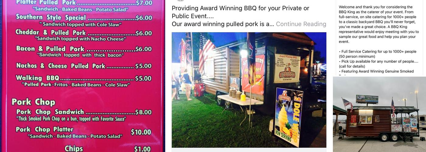 Bar-B-Que King Menu