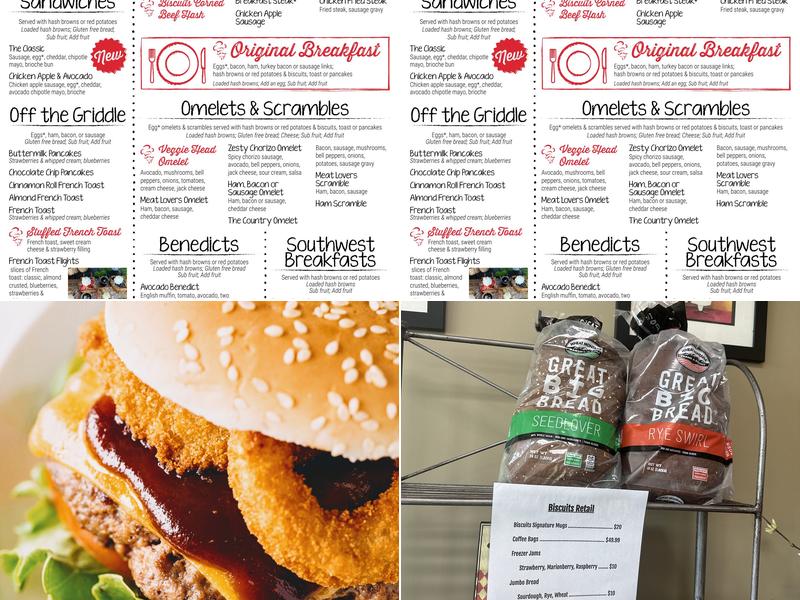 Biscuits Cafe Scholls Ferry Menu