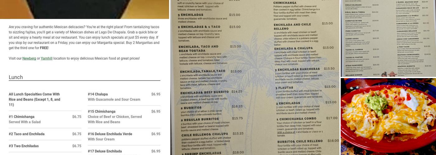 Sol De Melaque Menu