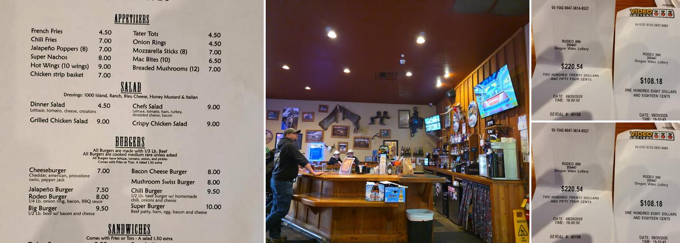 Rodeo Inn Menu