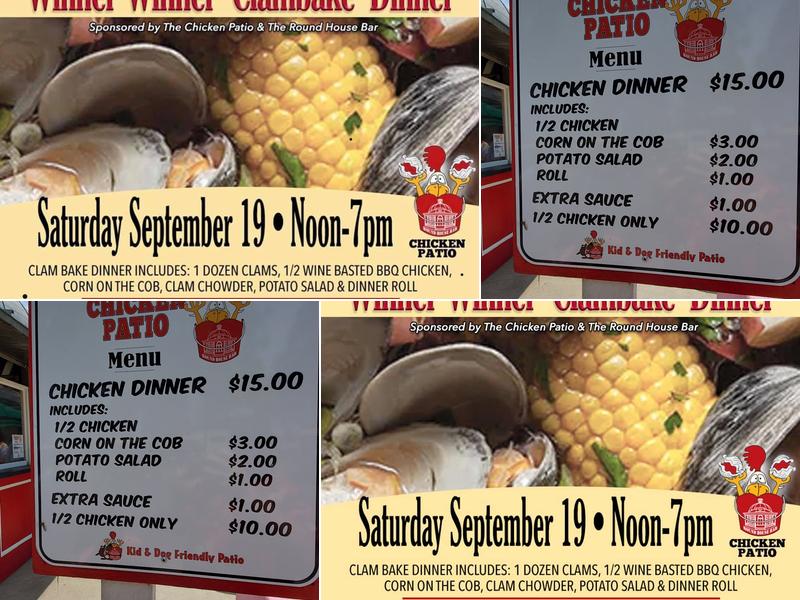 Chicken Patio Menu