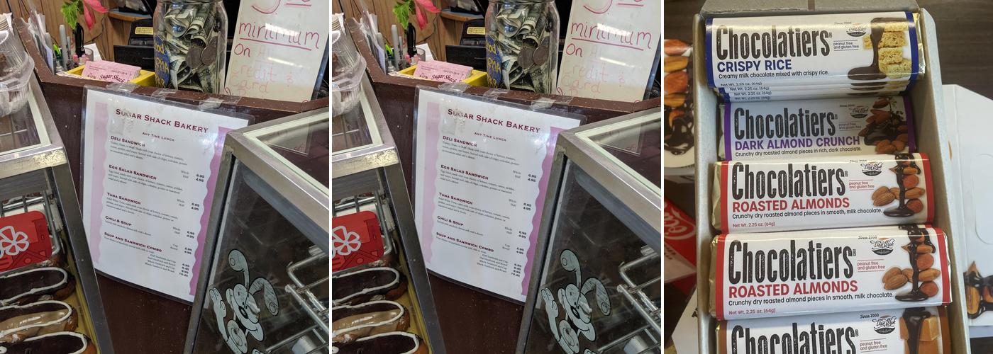 Sugar Shack Bakery Menu