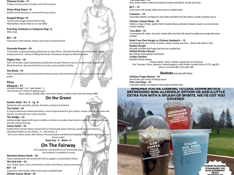 Knickers Restaurant & Pub Menu