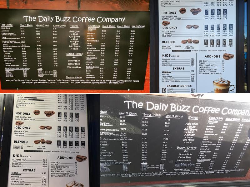 Daily Buzz Menu