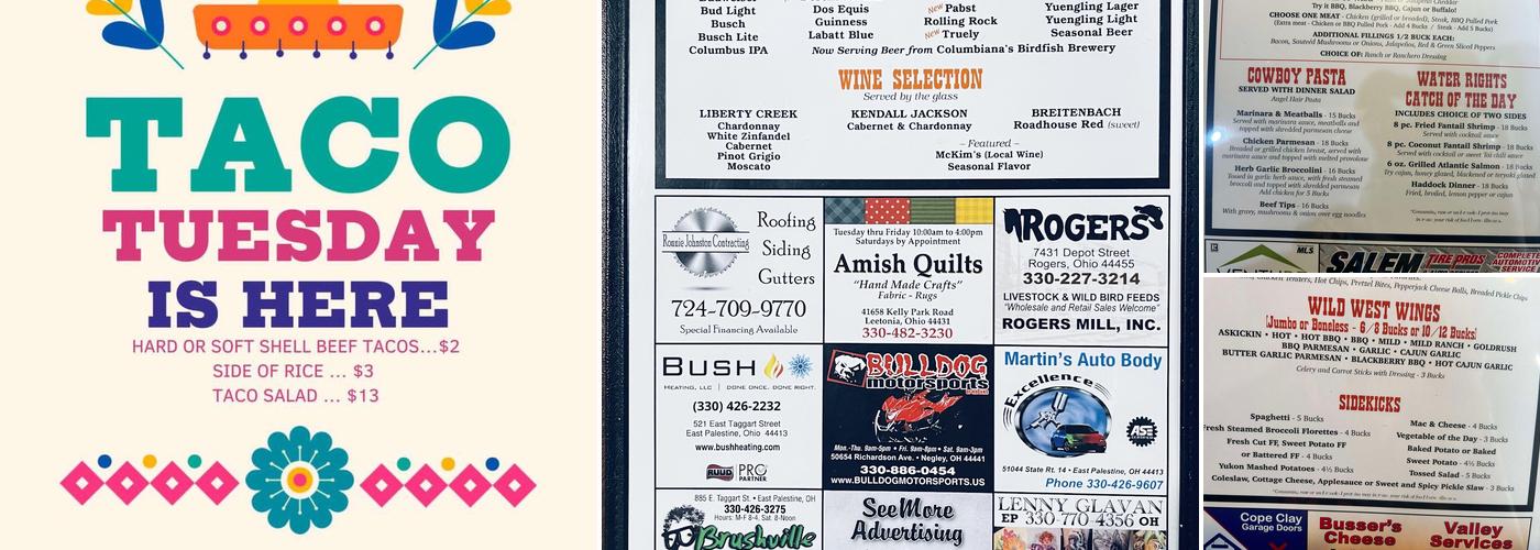 The Original Roadhouse Menu