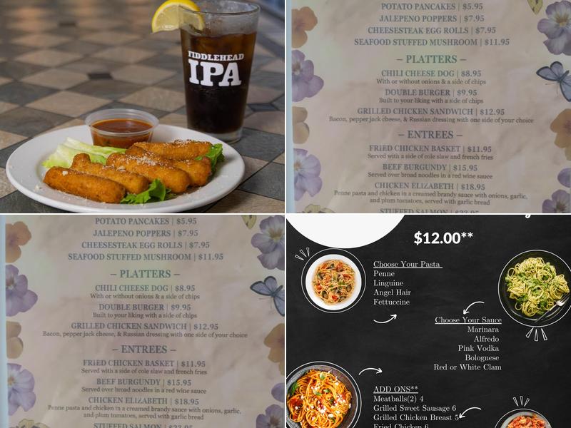 Lorys Lakeside Menu