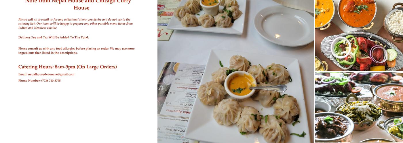 Nepal House (Devon) Menu