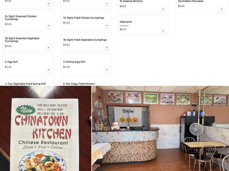 Chinatown Kitchen Menu