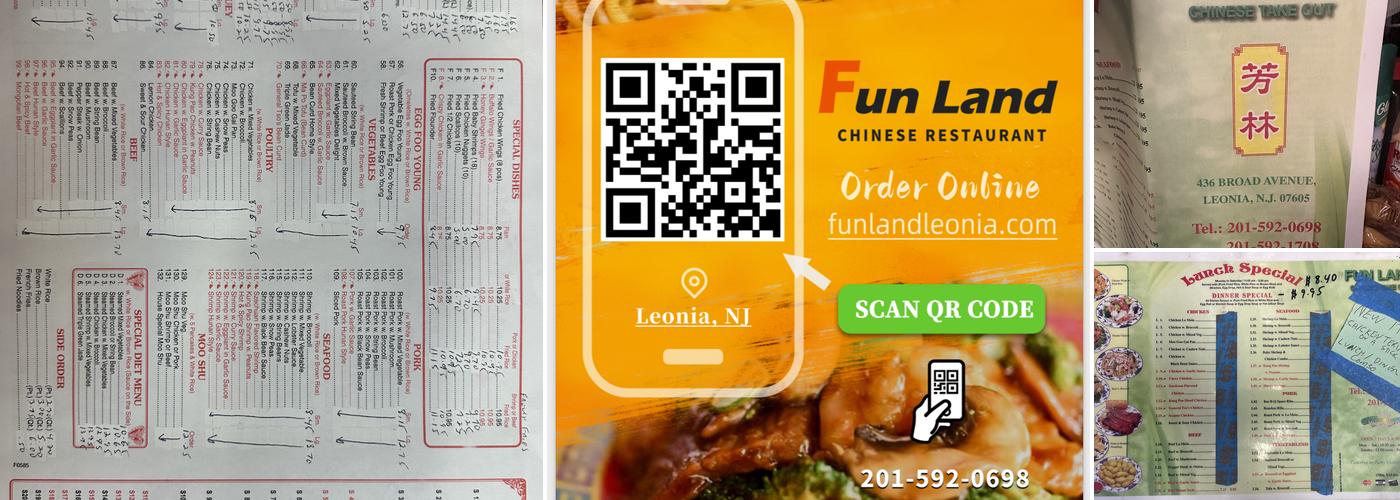 Funland Chinese Menu