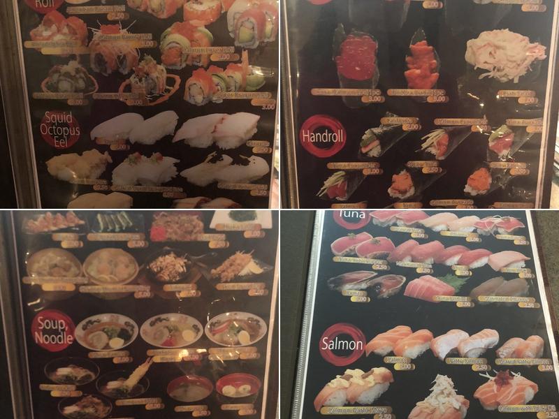 East Japanese Restaurant Menu