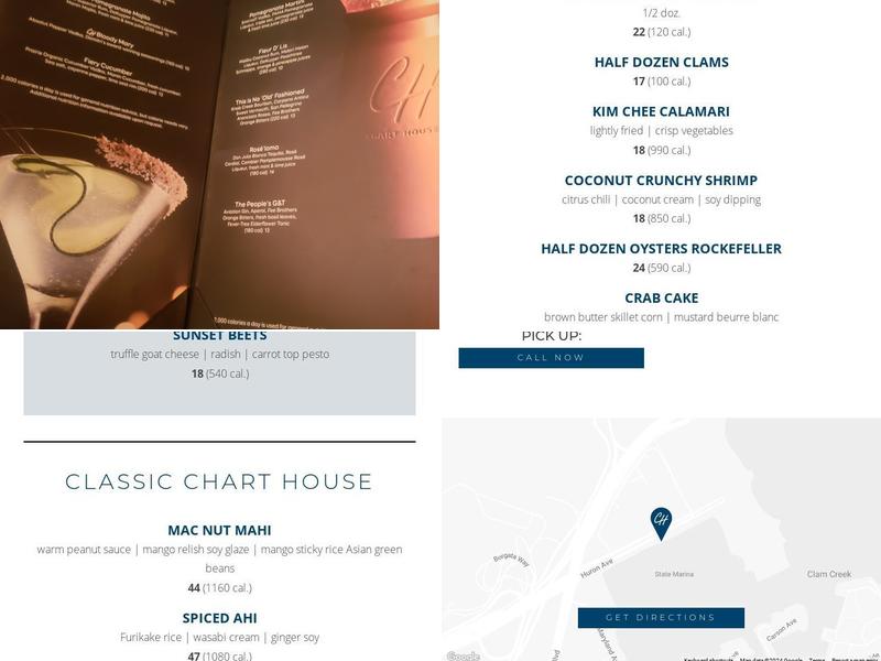 Chart House Menu