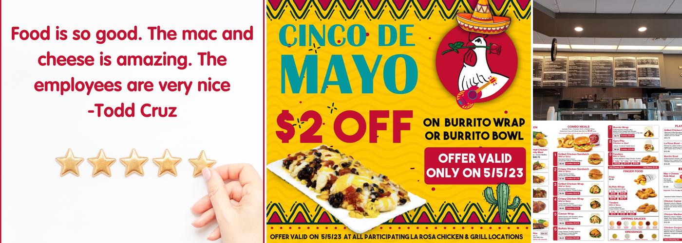 La Rosa Chicken & Grill - Freehold Menu