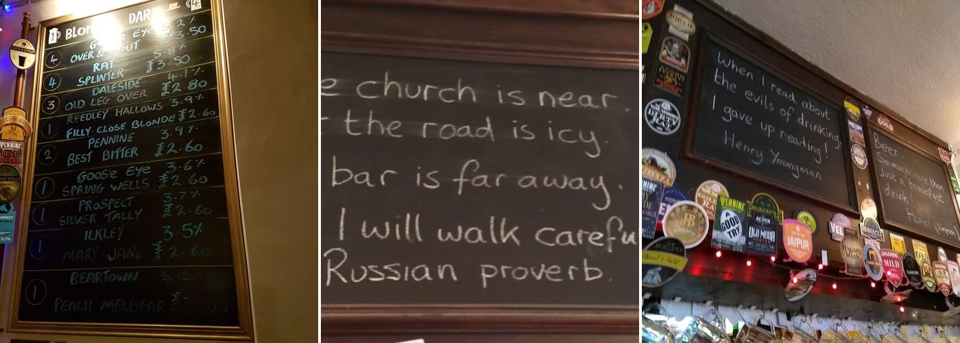 The Admiral Lord Rodney Menu