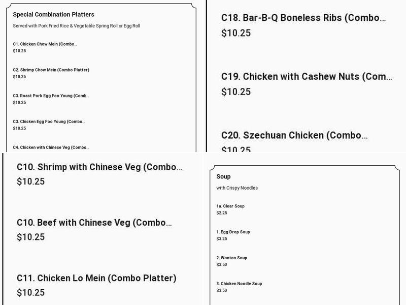 GoldenTaste Menu