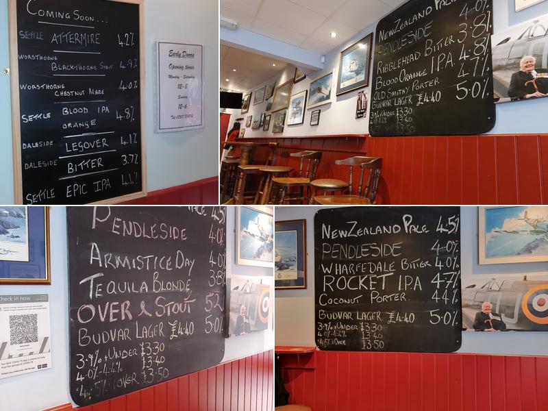 Early Doors Micro Pub Menu