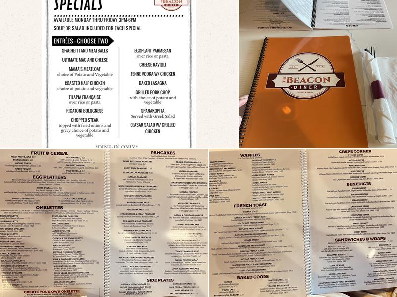 The Beacon Diner Menu