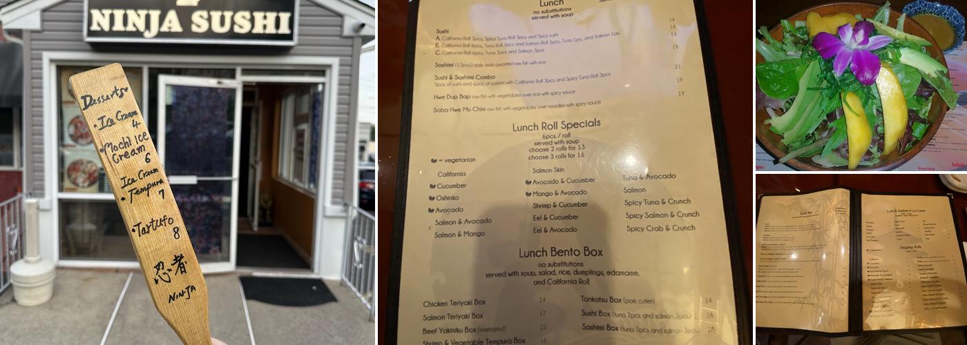 Ninja Sushi Menu