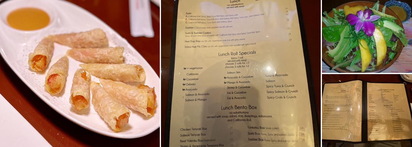 Ninja Sushi Menu