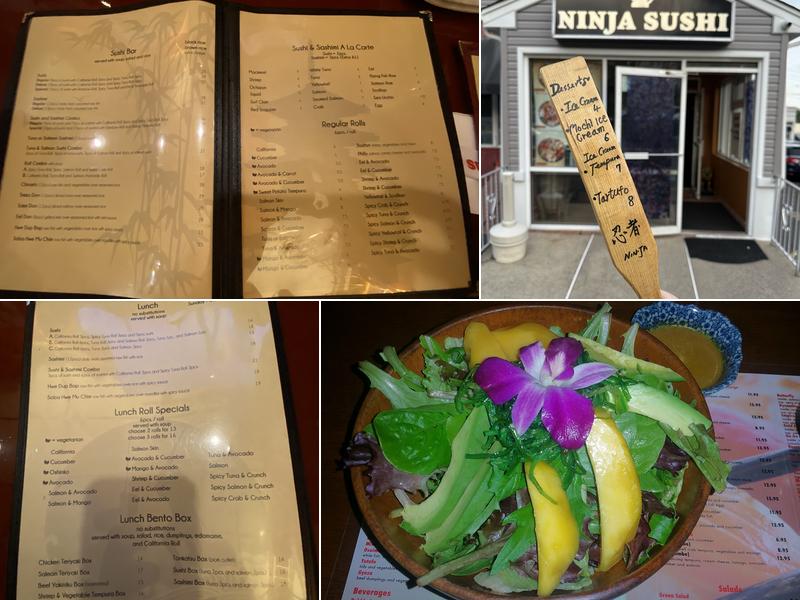 Ninja Sushi Menu