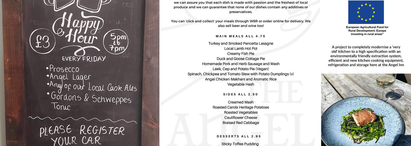 The Angel Of Corbridge Menu