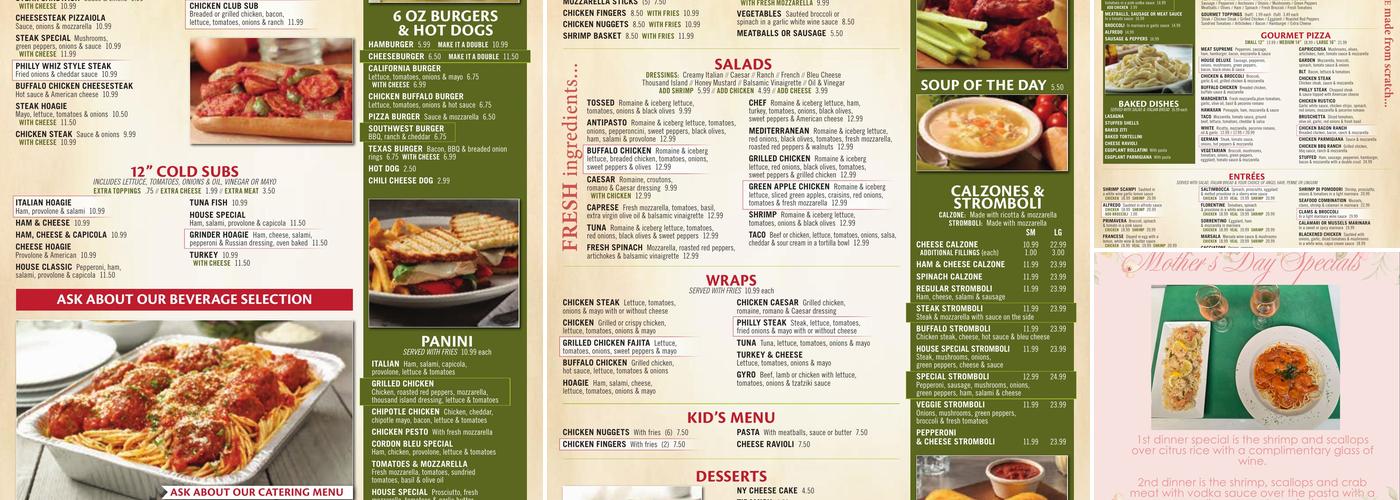 512Restaurant Menu