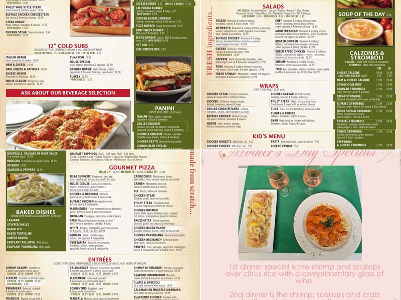 512Restaurant Menu