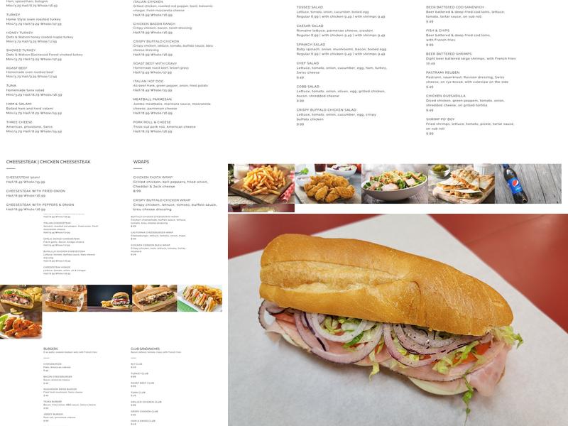 FD Subs Menu