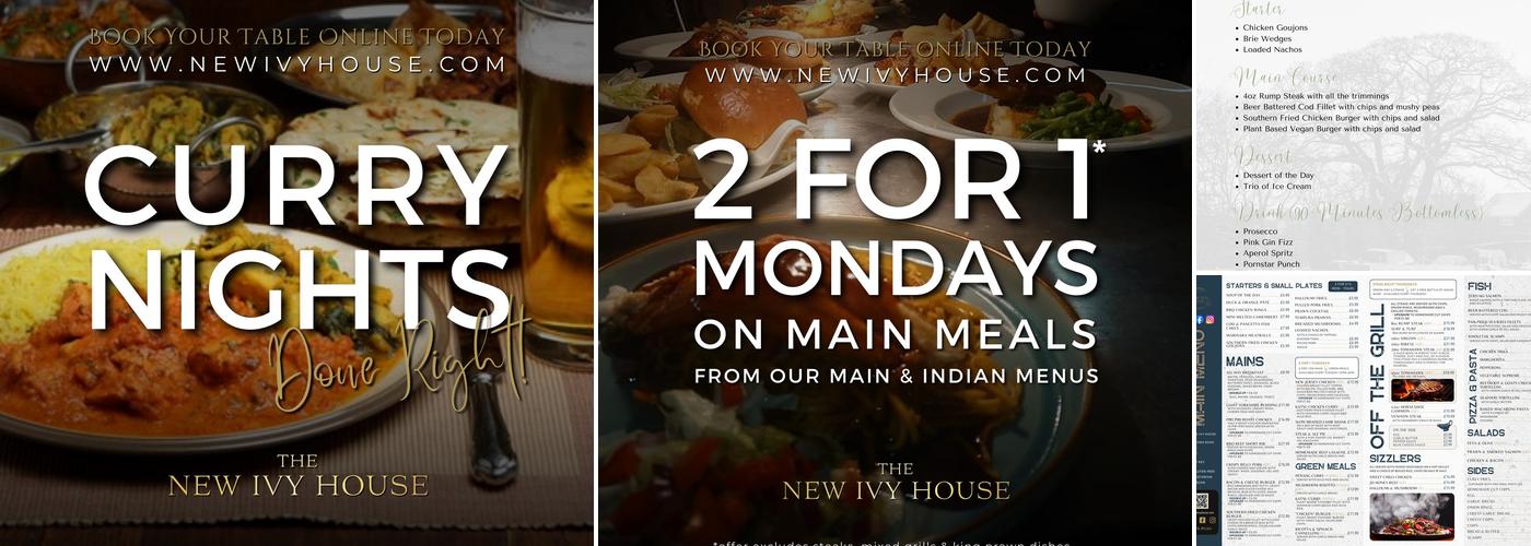 The New Ivy House Menu