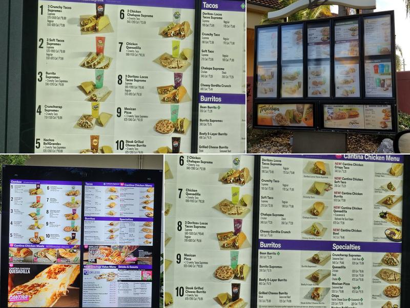 Taco Bell Menu
