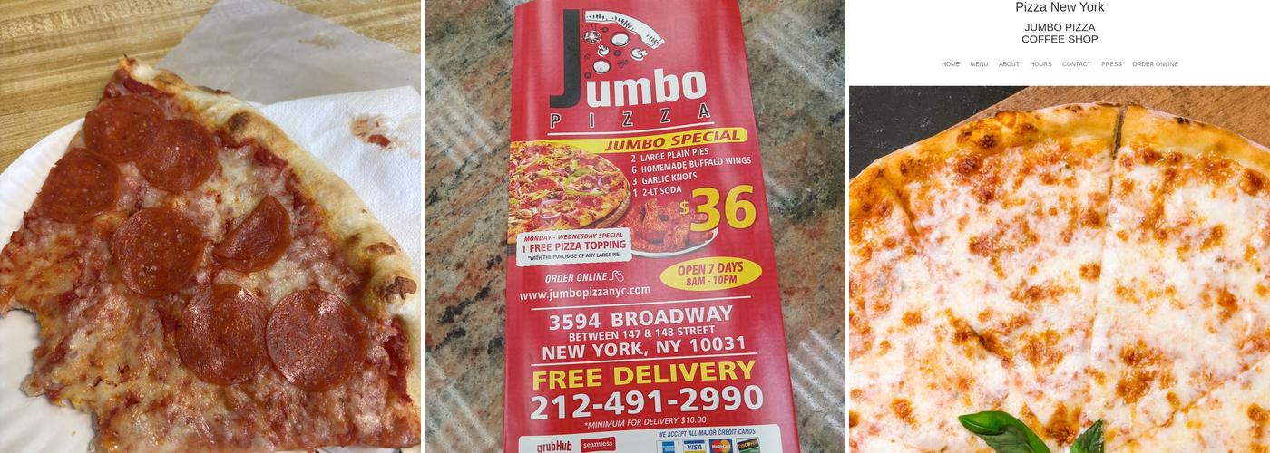 Jumbo Menu