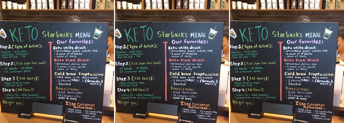 Starbucks Menu