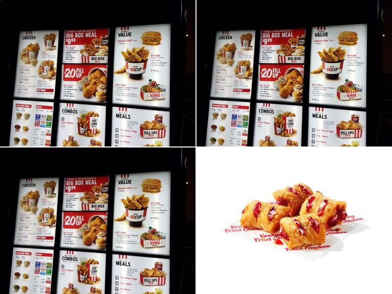 KFC Menu