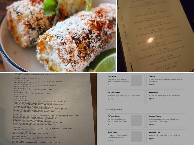 Oso Menu