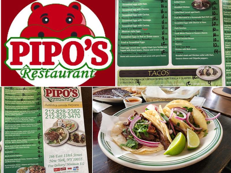 Pipo's Menu