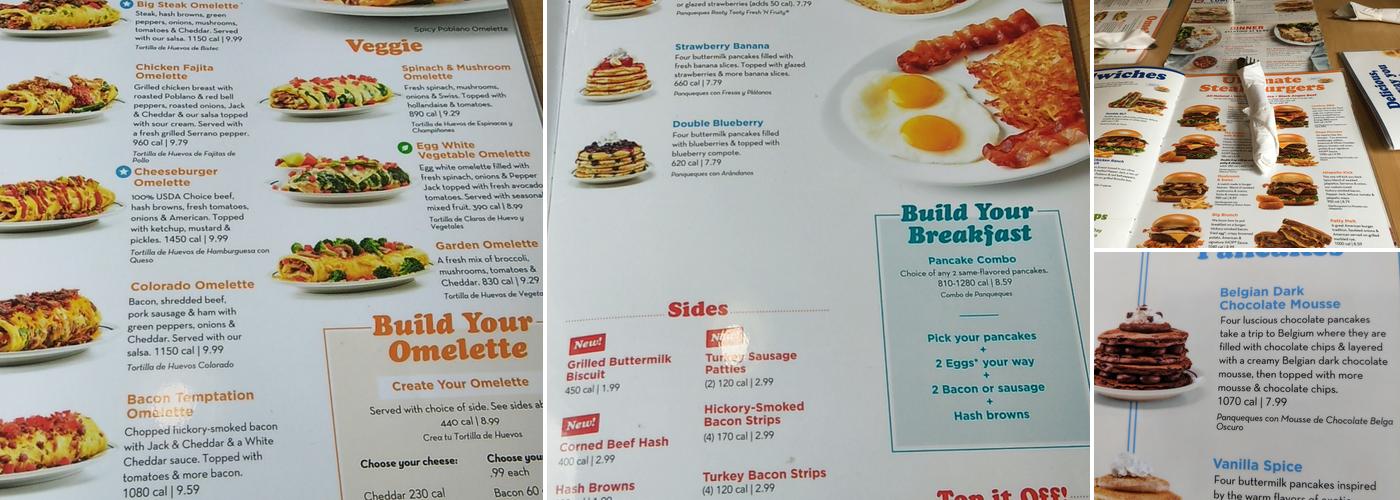 IHOP Menu