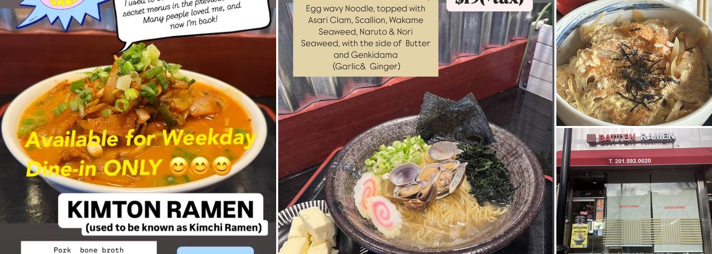 Batten Ramen Menu