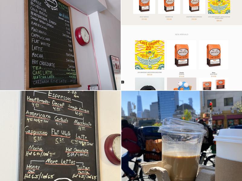 Café Grumpy - Lower East Side Menu