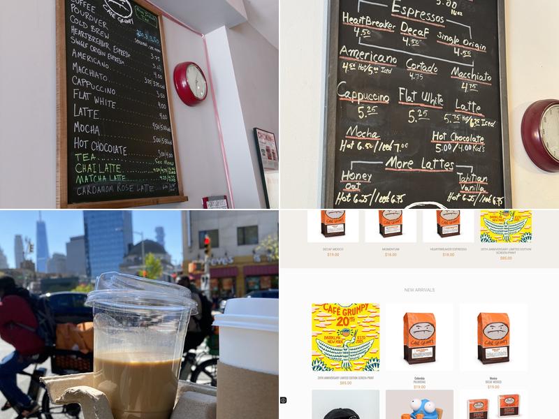 Café Grumpy - Lower East Side Menu