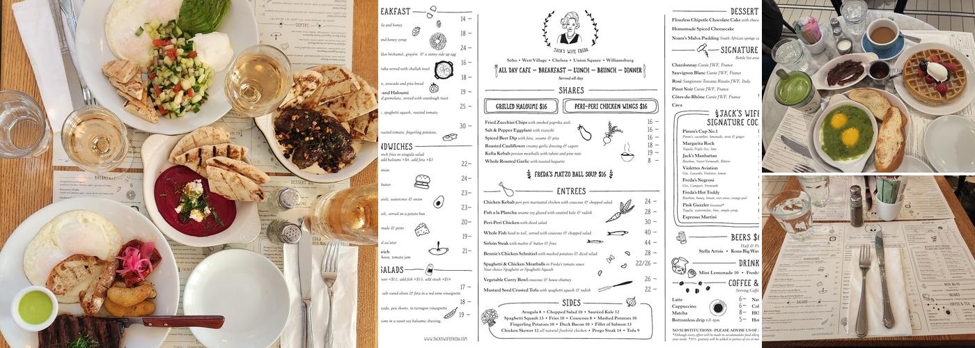 Jack's Wife Freda Menu