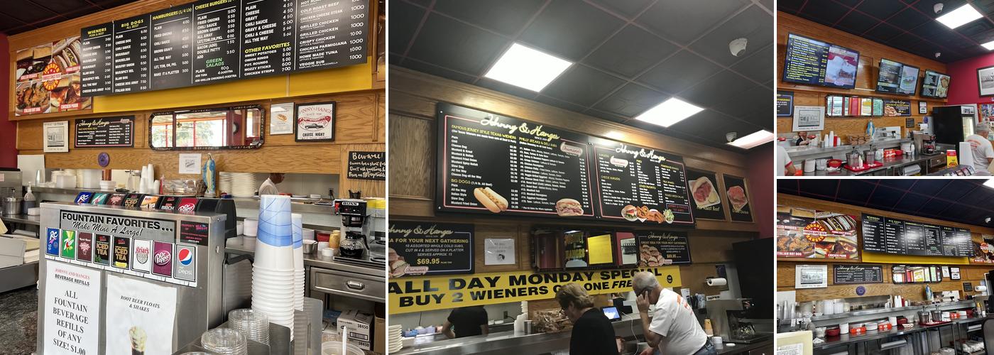 Johnny & Hanges Menu