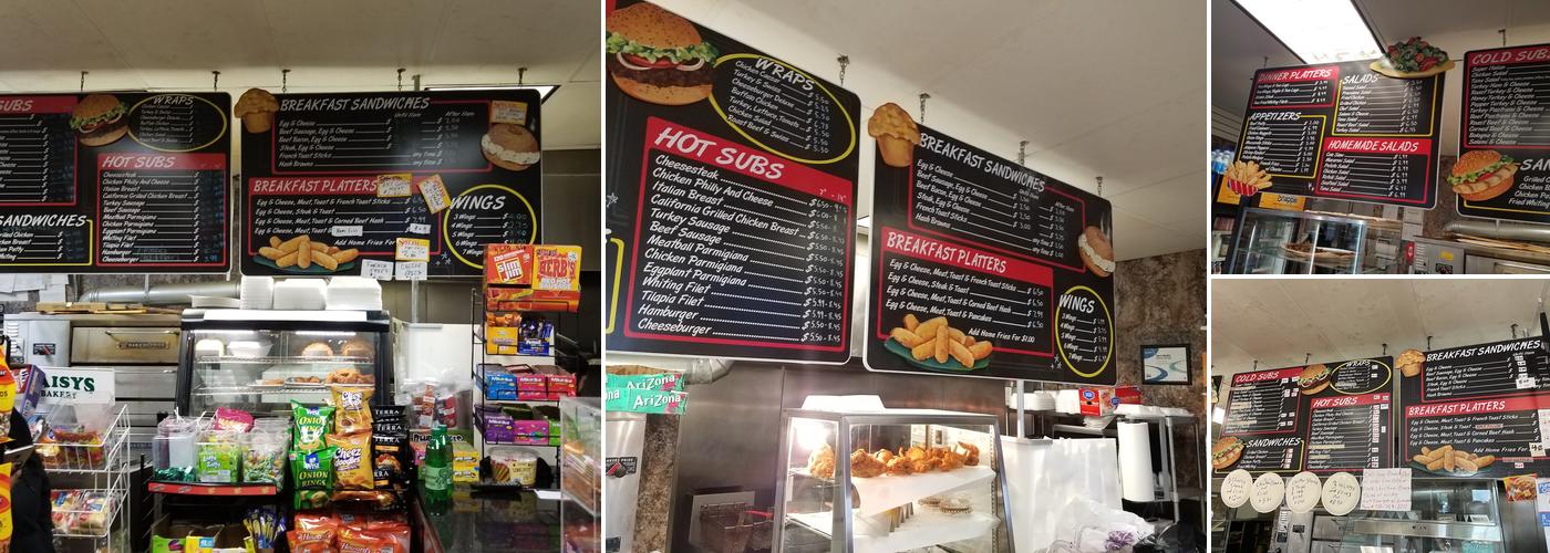 Long Branch Deli & Pizza Menu